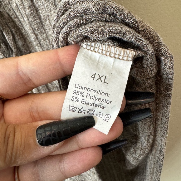 SHEIN Curve Ribbed Lounge Set Matching Set 4XL - Picture 3 of 3